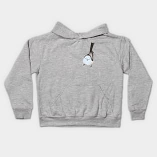 Long-tailed tit birds Kids Hoodie